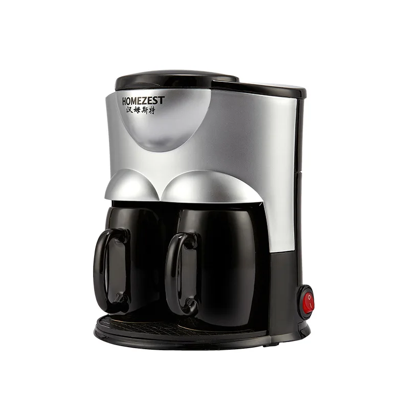 

Drip Automatic Coffee Machine Portable Single or Double Cups Personality Mini Coffee Maker Tea Pot