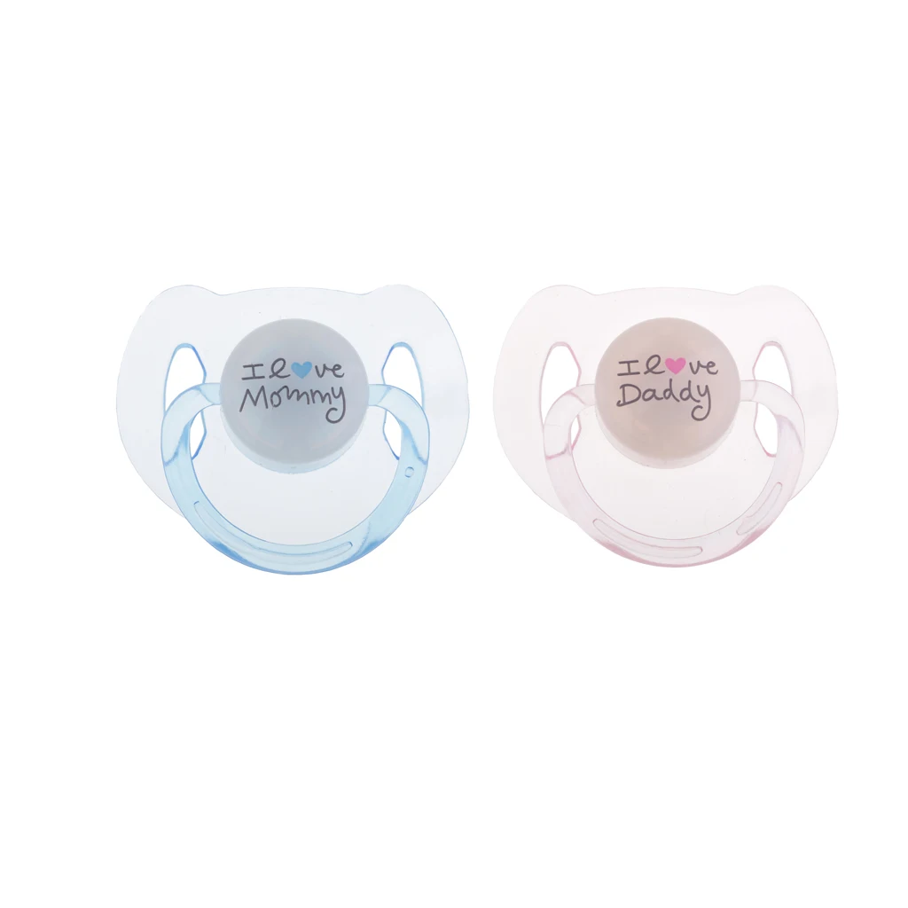 2pcs Reborn Doll Supplies Magnet Pacifier Reborns Baby Dolls Accessories Dummy Pacifiers