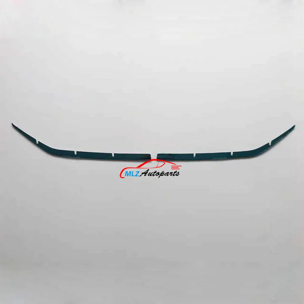 

Car Front Bottom Racing Grille Under Grill Cover Trim Insert Stainless Steel 2PCS For Toyota LC 200 Land Cruiser V8 LC200 2016