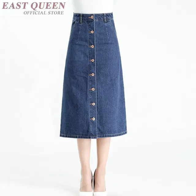 long jean skirts queen size