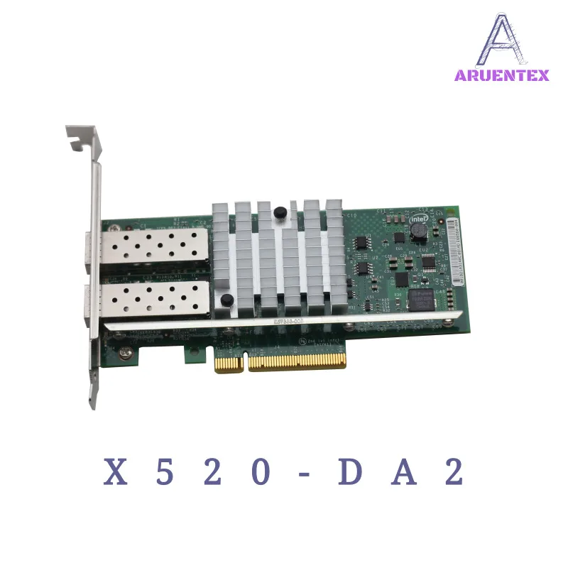 ARUENTEX X520 DA2 10gbase PCI Express x8 82599ES чип двойной Порты и разъёмы Ethernet сетевой адаптер E10G42BTDA