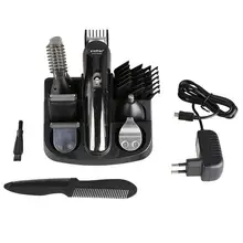 Kemei KM600 Professional Hair Trimmer 6 In 1 Hair Clipper Shaver Sets Electric Shaver Beard Trimmer Hair Cutting Machine Kemei KM600 Professional Hair Trimmer 6 In 1 Hair Clipper Shaver Sets Electric Shaver Beard Trimmer Hair Cutting Machine
