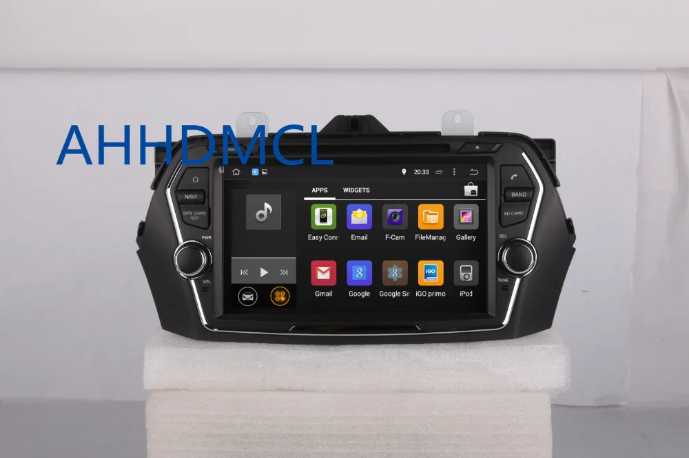Clearance AHHDMCL Car Multimedia Player Stereo Radio Audio DVD Android 9.0 GPS Navigation For Suzuki Ciaz Alivio 2014 2015 2016 2017 2