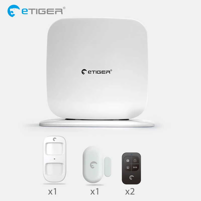 ETiger сигнализации Системы Secual Box Wi-Fi/GSM сигнализация Системы V2 Умный дом Охранная Системы