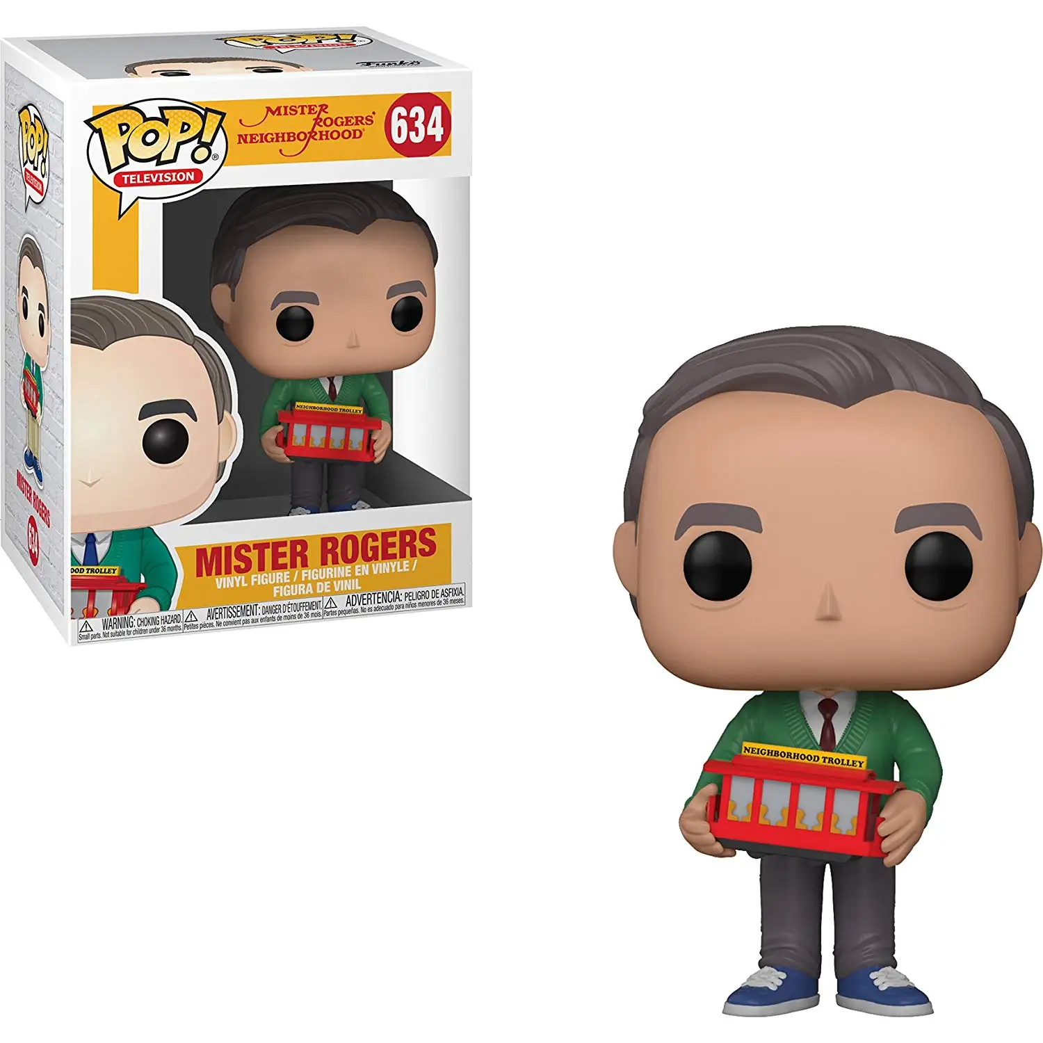 

Funko pop Official Mister Rogers' Neighborhood - Mister Rogers Vinyl Action Figure Collectible Model Toy with Original Box