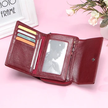 Genuine Leather Short Wallets  2