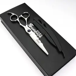 Салон Парикмахерская ножницы 6 дюймов Профессиональный Парикмахерские ножницы Японии 440c ножницы Инструменты моделирования ножницы