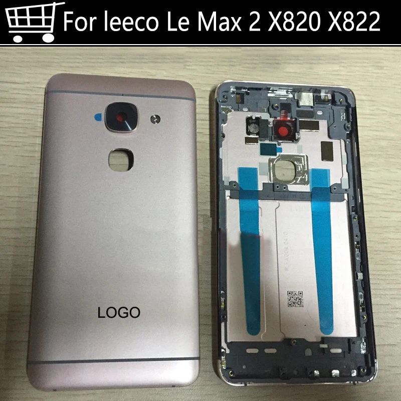 Для Letv LeEco Le Max2 X820 Задняя крышка батареи чехол+ задняя камера стеклянный объектив для Letv LeEco Le Max 2X820 Задняя крышка батареи