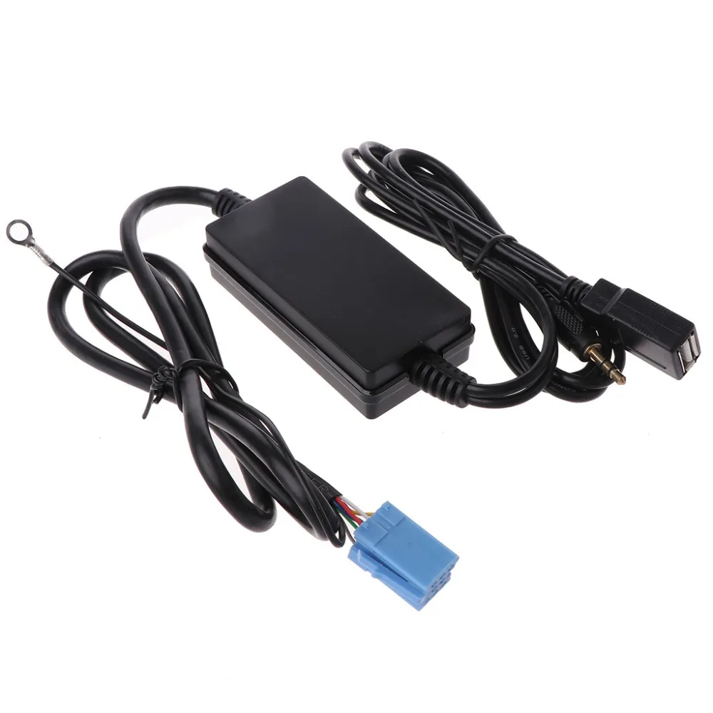 Автомобильный MP3 музыкальный плеер радио Интерфейс CD чейнджер USB SD AUX-IN адаптер для Audi A2 A4 A6 S6 A8 S8 с устройство для считывания карт памяти Micro SD