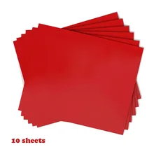 Теплопередача Винил легко резать 10*12 дюймов 10 листов ПУ винилы теплопередача DIY заинтересованные футболки на украшения для домашнего праздника хип-хоп