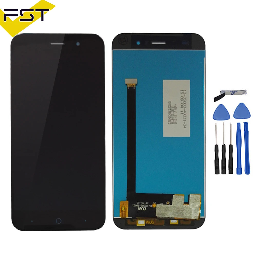 ЖК экран 5 0 дюйма для ZTE Blade X7 D6 V6 Z7 T660 T663 кодирующий преобразователь сенсорного