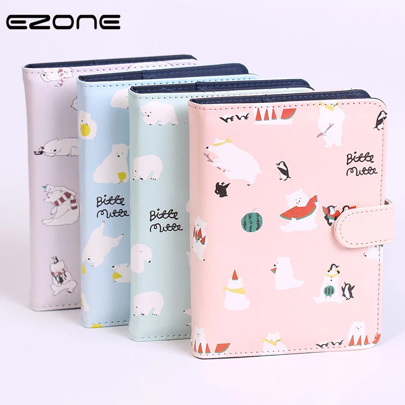 

EZONE Notbook Kawaii Korean Stationery Hand Book Printed Not Book Colour Diversity Filofax Notepad Gift Set School Stationery