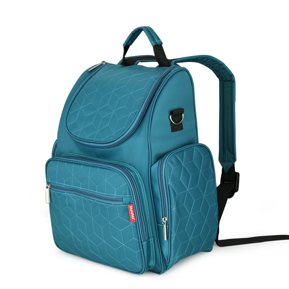 Модный комплект сумки для беременных, многофункциональный рюкзак для путешествий для мамы, новинка года, сумка для подгузников, большая емкость для ухода за ребенком, сумка для коляски - Цвет: Green Diaper Bag