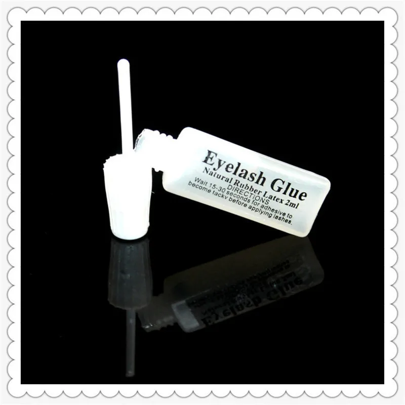 

Fashion e yelash glue plastic tube Travel transparent glue 2 ml false s tool