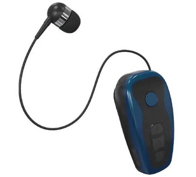 Вызов вибрации Bluetooth наушники клип воротник Тип беспроводные наушники музыка бизнес наушники гарнитура с микрофоном для iphone