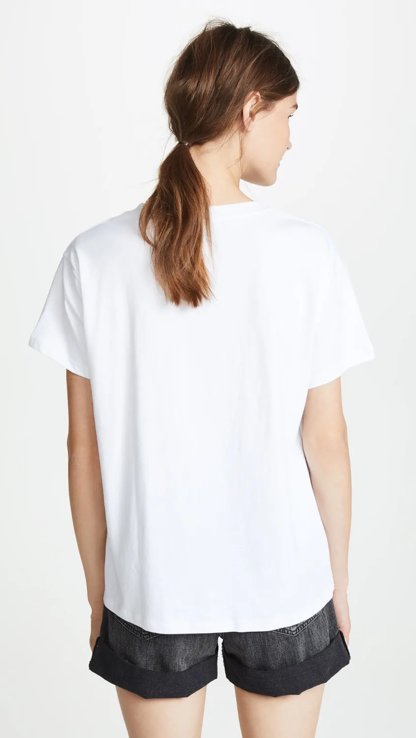 Camiseta Casual Vogue para mujer, Tops de algodón para verano, Camiseta femenina, Camiseta blanca para mujer, Camiseta femenina 2018 Camiseta Casual Vogue para mujer, Tops de algodón para verano, Camiseta femenina, Camiseta blanca para mujer, Camiseta femenina 2018
