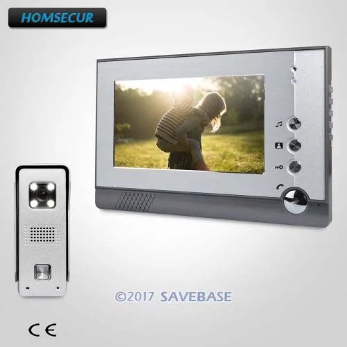 

HOMSECUR 7" Hands-free Video Security Door Phone with IR Night Vision for Home Security