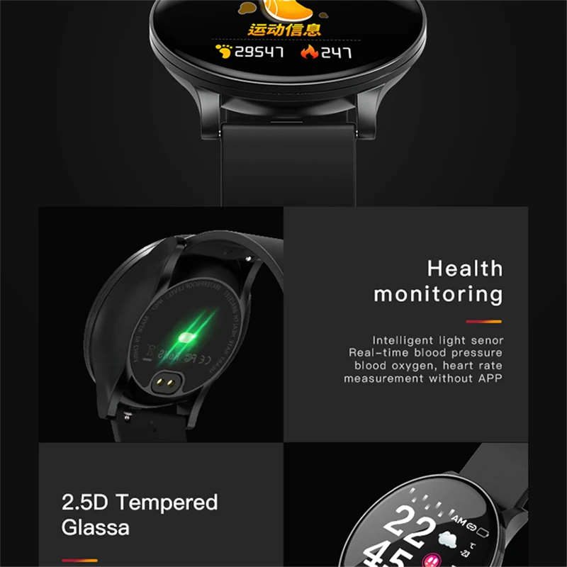 Умный Браслет ESEED S9, спортивный фитнес-трекер, умные часы, монитор сердечного ритма, браслет PK mi band 4 3 для apple andriod