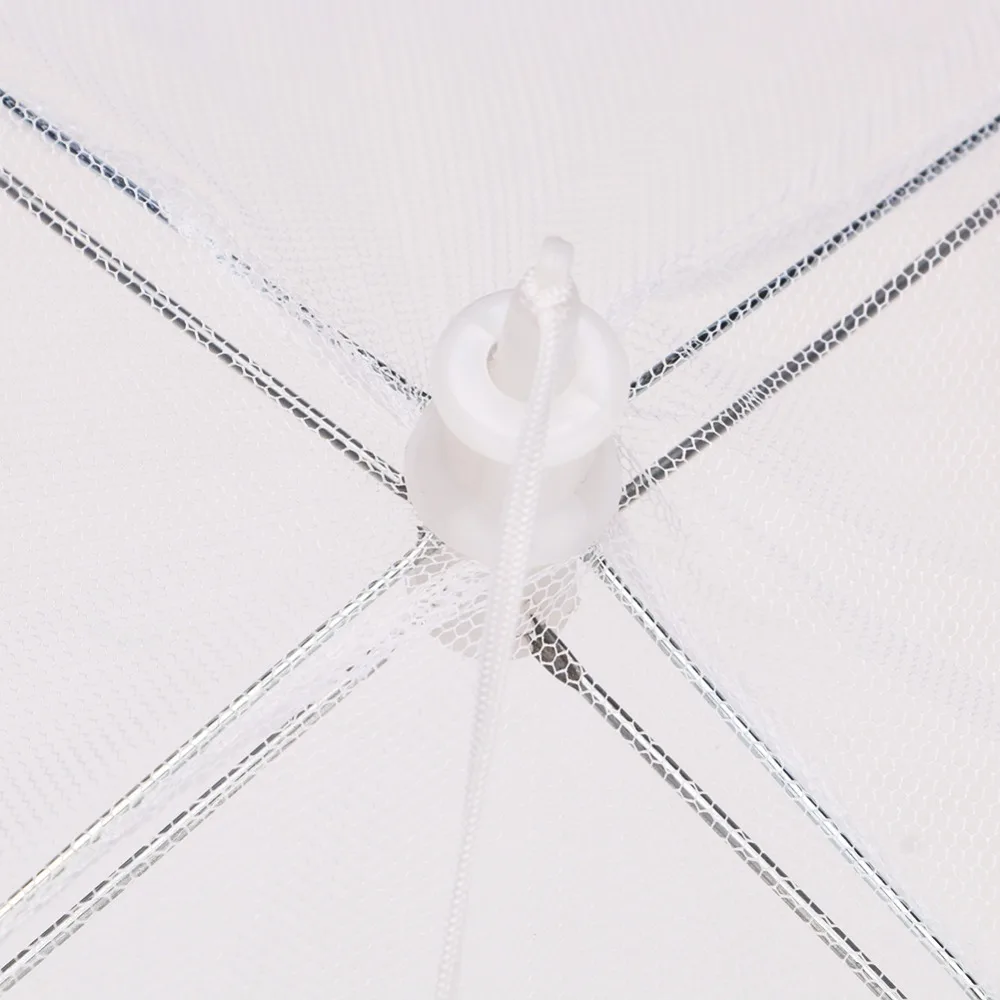 1PCS Foldable Household Food Umbrella Washable Mesh Food Cover Picnic Barbecue Party Anti Fly Mosquito Net Tent Kitchen Gadgets