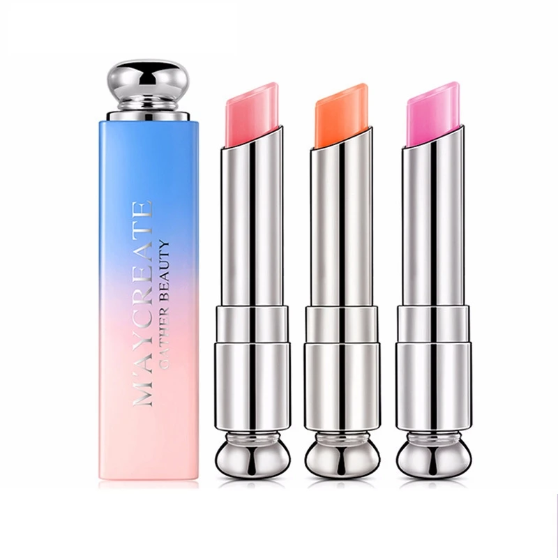 

1Pc Magic Colour Temperature Change Color Lip balm Moisture Anti-aging Protection Lips Makeup Brand