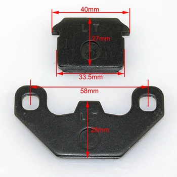 

1 Pair Universal Disc Brake Pad for Diy Gas Electric Scooter Moped Trike