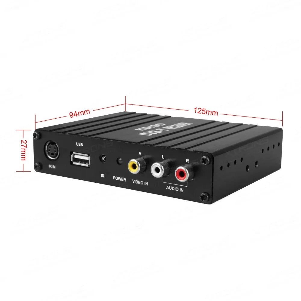 XTRONS FV006 двойная антенна для автомобиля DVB T Freeview цифровой ТВ приемник коробка/USB