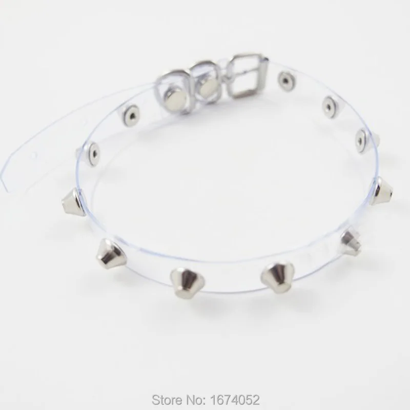 Ожерелье чокер ручной работы из ПВХ в стиле Харадзюку|collar necklace|clear chokerpunk harajuku |