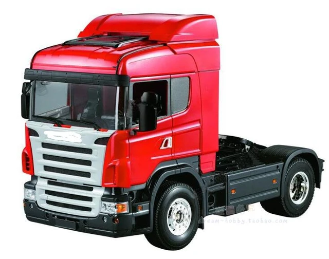  Camión RC 1/14 Cabina 3 Eje Tractor Shell para TMIYA Vehículo  de Construcción Scania R620 6x4 Kit de camión tractor Accesorios de coche -  (Color: carcasa de coche de parte superior) 