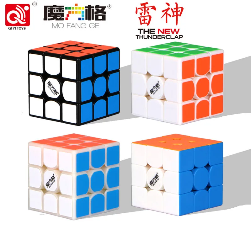 QiYi MoFangGe New thunderclap V2 font b Magic b font font b Cube b font 3x3