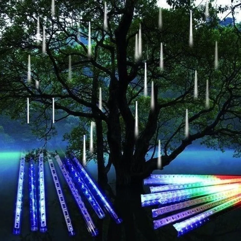euus plug 8 tubes rain dropicicle snow fall string led christmas tree decoration cascading meteor light decorationrgbwblue in led strips from lights - Shooting Star Christmas Lights Outdoor euus plug 8 tubes rain dropicicle snow fall string led christmas tree decoration cascading meteor light decorationrgbwblue in led strips from lights - Shooting Star Christmas Lights Outdoor