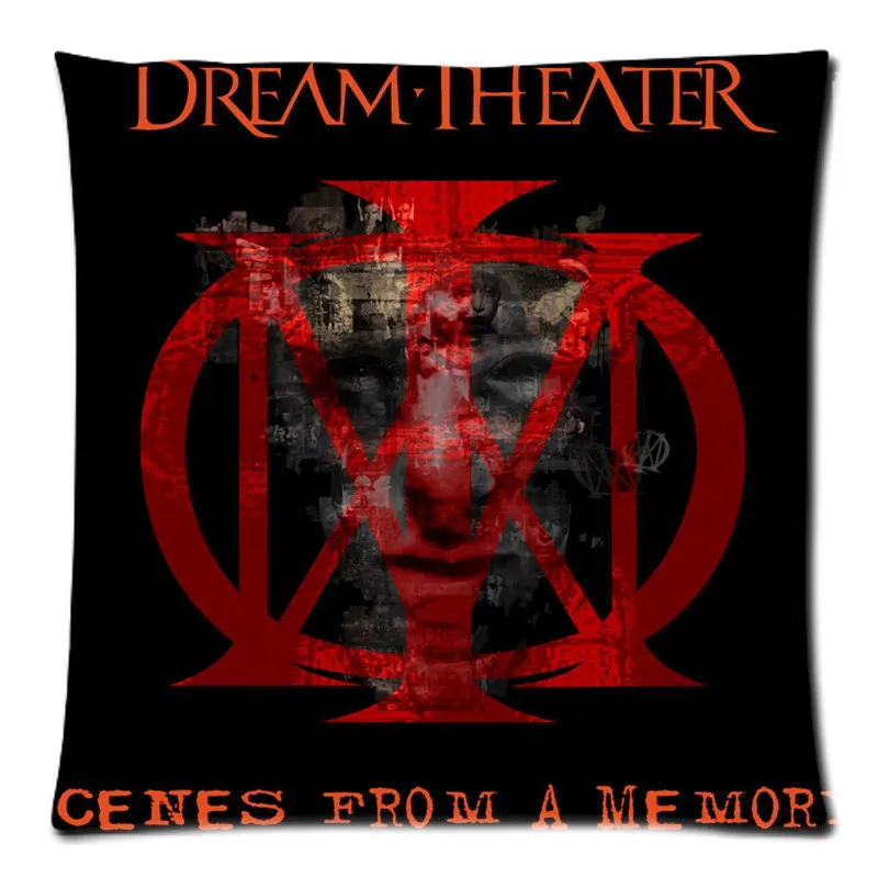 Dream Theater наволочка из хлопка и льна декоративная подушка для дивана чехол подушки