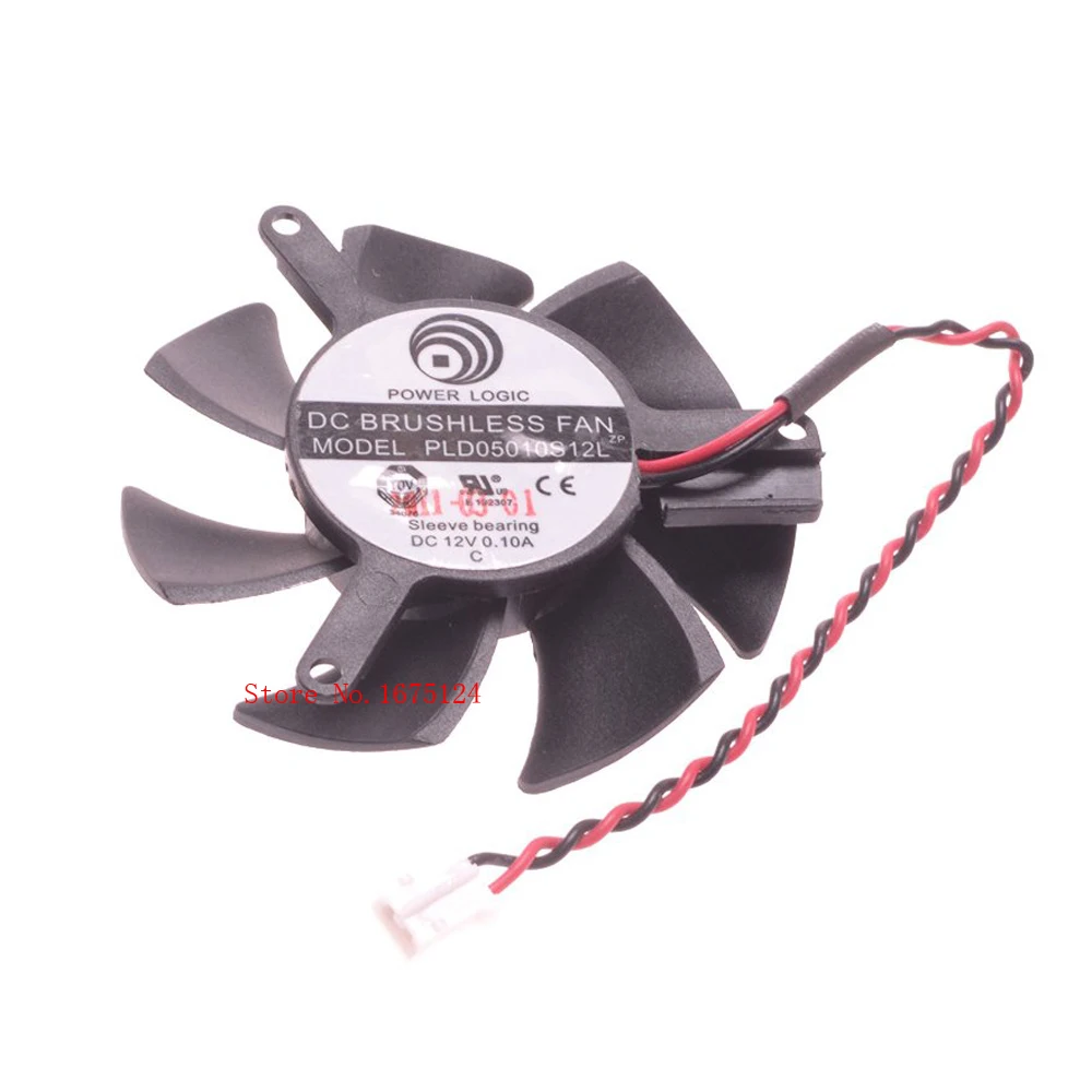 45mm 0.1A 2pin VGA cooler graphics Card cooling Fan For ELSA GLADIAC GT 430 LP 1GB GD430-1GERGL Cooling
