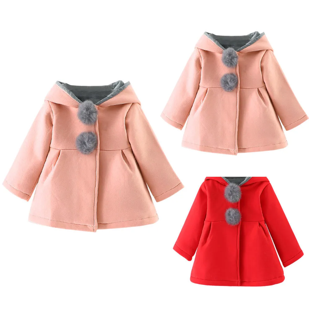 Baby Infant Girls Winter Warm Coat Jacket Thick Warm Clothes Sep13girl
