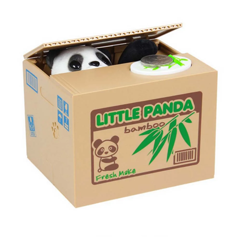 Little Panda Itazura Automated Steal Coin Piggy Bank Savings Box