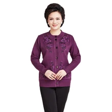 2019 In The Elderly Autumn Winter Women Sweater Cardigan Mother Loaded Sweater Jacket 50-60 year-old Grandmother Sweater NO759 2019 In The Elderly Autumn Winter Women Sweater Cardigan Mother Loaded Sweater Jacket 50-60 year-old Grandmother Sweater NO759