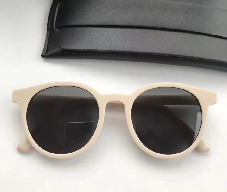 frauen Sonnenbrille silver Für black Designer Spiegel Blue Männer Katze Sanfte Mode Runde Noir Männlichen Unisex Polarisierte Beschichtung Marke beige Brillen BUwZYqS