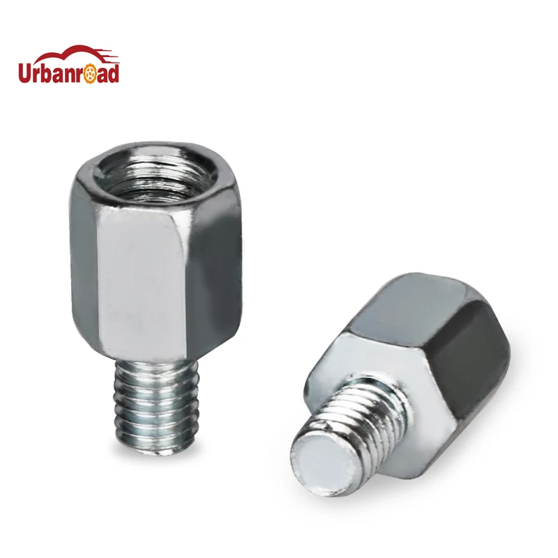 2Pcs Motorcycle Mirror Adapters View Bolts Screw Rearview mirror