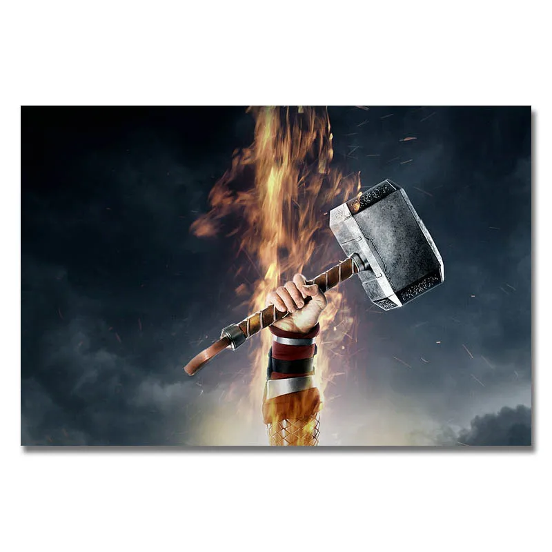 Thor Ragnorak Movie Poster Hulk VS Thor New Film Silk Poster 13x24 32x57 inch