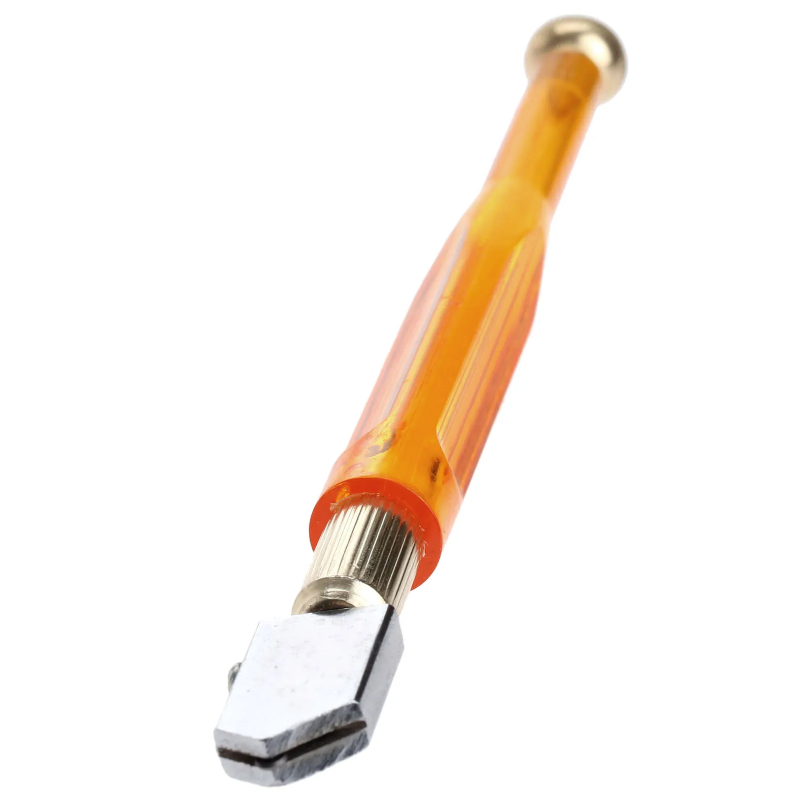 Glass Cutting Tool Diamond Glass Cutter Antislip Metal Handle Steel