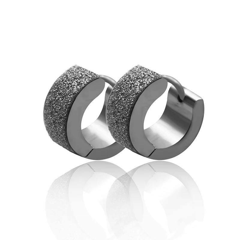 Один пара классический из нержавеющей стали серьги набор серьги-гвоздики