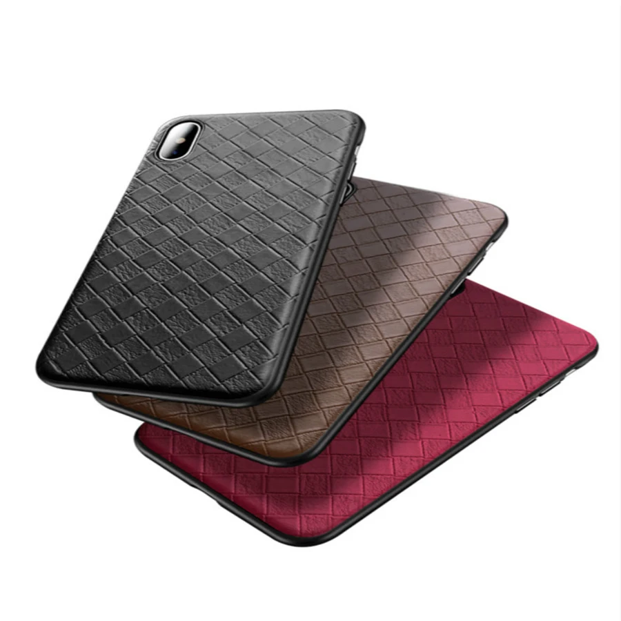 

business mobile phone shell anti-falling dermatoglyph protective case is suitable for iphone x xs 7 8 6s 7plus mobile phone case