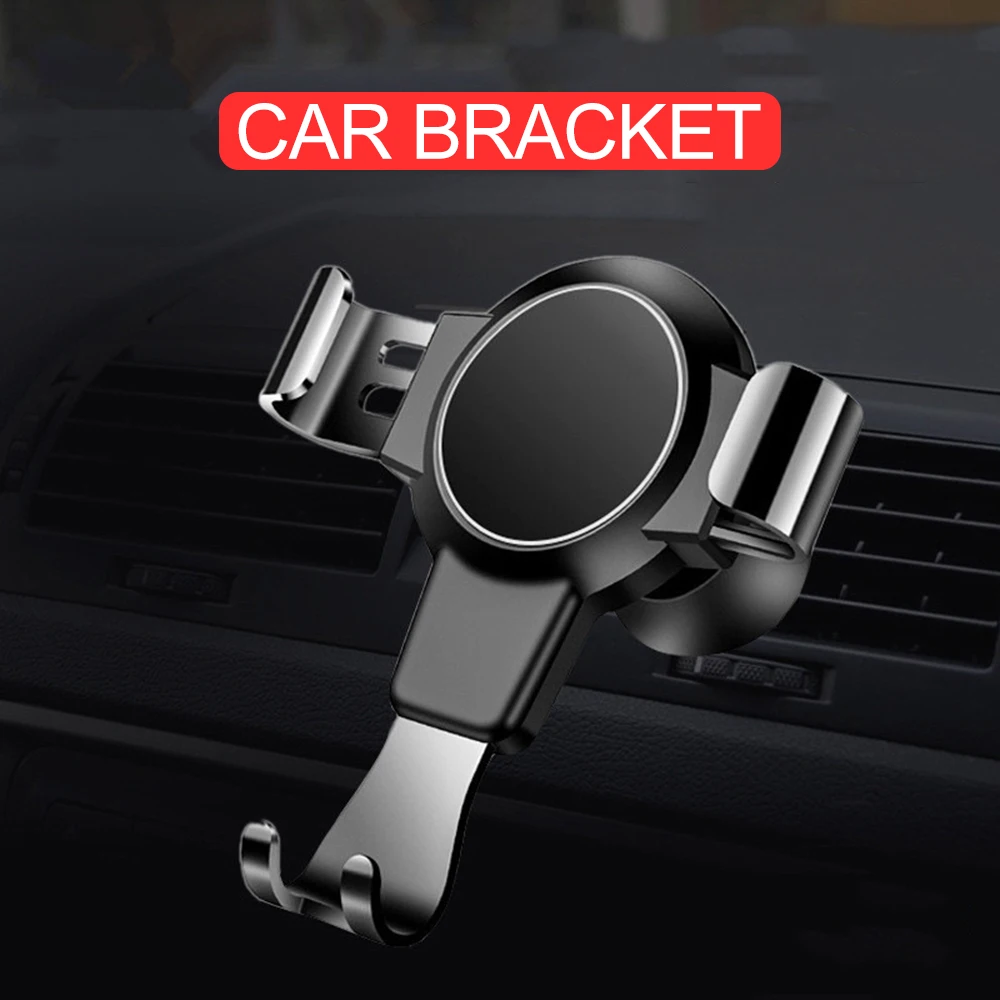 

Car Gravity Mobile Phone Bracket Car Creative Multi-function Navigation Air Outlet Mobile Holder Accessories Universal