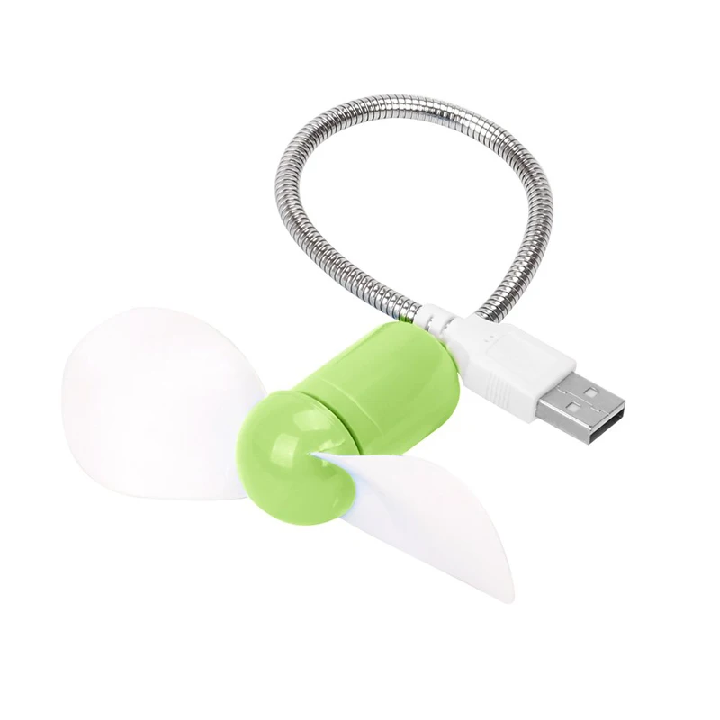 Портативный USB вентилятор для ноутбука настольного компьютера 5