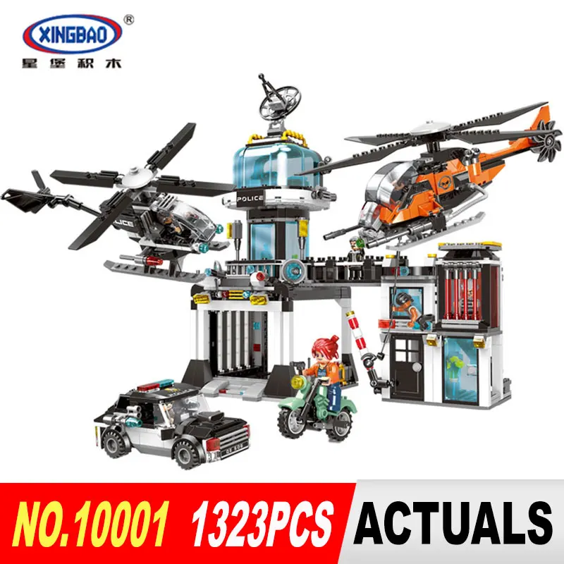 

XINGBAO 10001 City Police Series The Police Operational Command Station Blocks Bricks Building Educational Toys Model Gifts