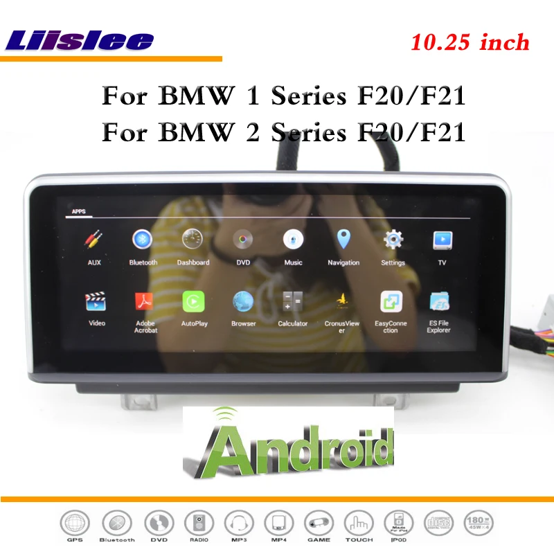 Sale Liislee Car Android Multimedia For BMW 1 / 2 Series 2010~2018 Stereo Radio IPOD CD DVD Player GPS Navi Nav Map Navigation System 1