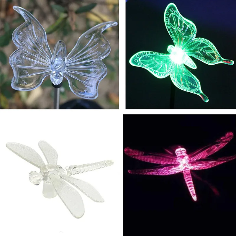 Solar Powered LED Lawn Light Bird&Butterfly&Dragonfly RGB Color Changing Garden Yard Patio Decoration Outdoor Landscape Lighting Solar Powered LED Lawn Light Bird&Butterfly&Dragonfly RGB Color Changing Garden Yard Patio Decoration Outdoor Landscape Lighting