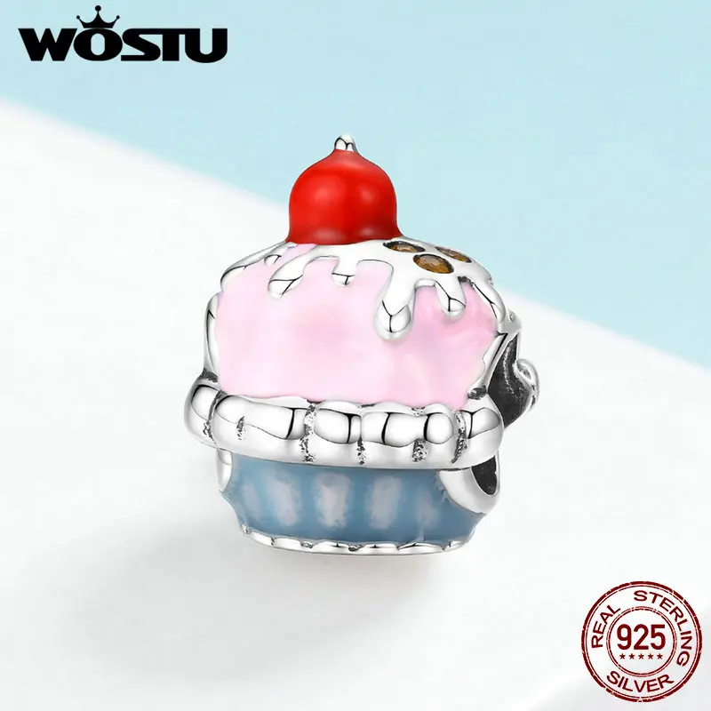 FASHIONS FOREVER® Sterling Silver Cherry Cup-Cake Stud Earrings