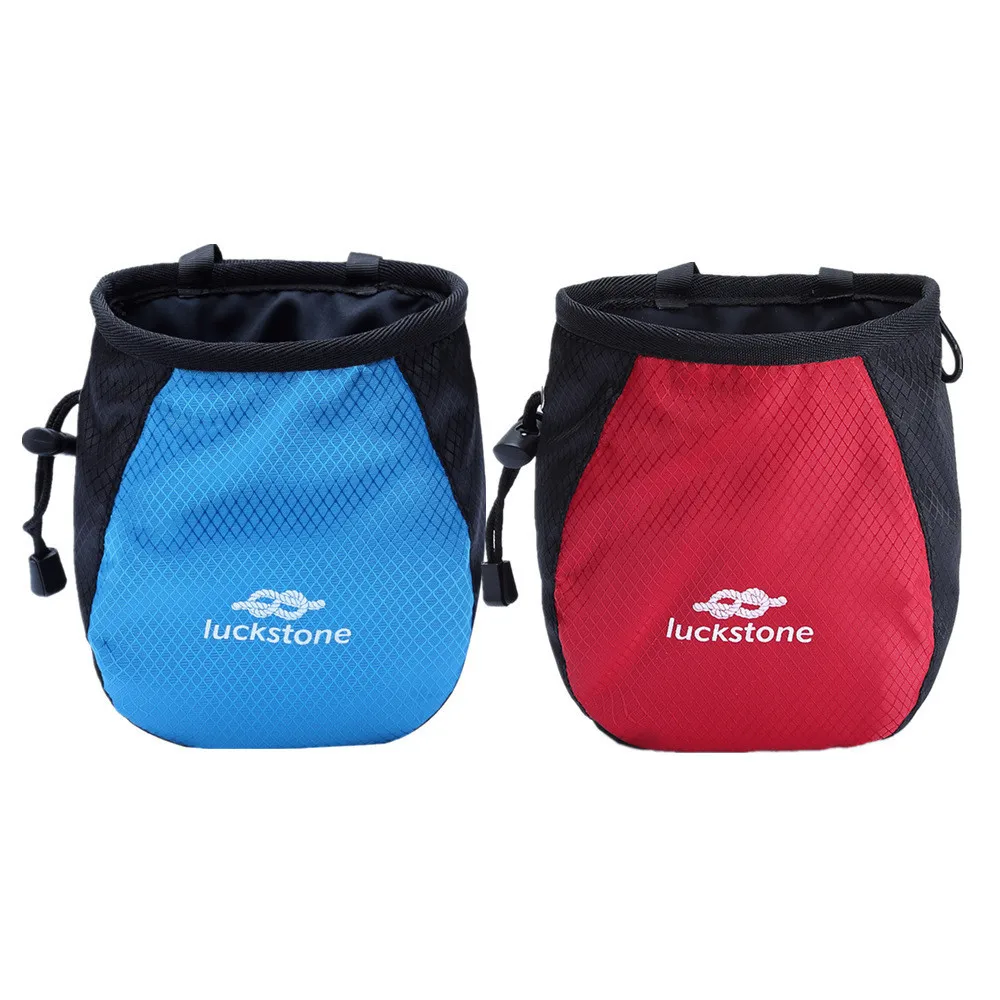 Multicolor Waterproof Polyester Rock Climbing Non-slip Powder Chalk Bag Storage Gymnastics Weightlifting #3N16 | Спорт и развлечения