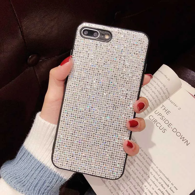 Luxury Glitter Phone Case For Xiaomi 9 8 SE lite Mi 5X 6X Bling Sequins Shiny Back Cover For Xiaomi Mi A1 A2 Mix 2S 3 Case Coque