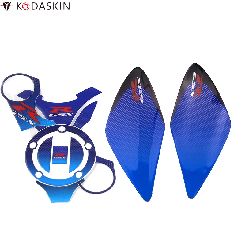 KODASKIN Tank Traction Gas Pad Knee Fuel Side Stickers Protectors for Suzuki GSXR1000 2007-2008 | Автомобили и мотоциклы